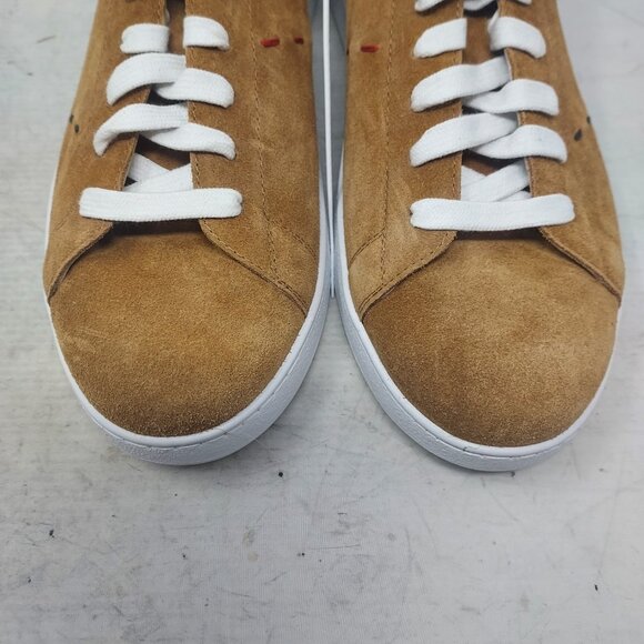 Kiton MENS Stitching Suede Low Top Brown Sneaker - Picture 8 of 13